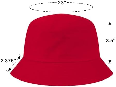 TopTie Bucket Hat Cotton Twill Sun Hat Fishing Summer Outdoor Cap